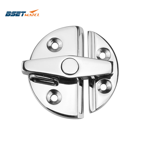 Marine Grade Stainless Steel 316 Boat Door Cabinet Hatch Round Turn Button Twist Catch Latch Marine Hardware Accessories ► Photo 1/6