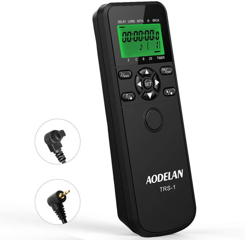 AODELAN Camera Shutter Release Wired Timer Remote Control for Canon EOS R RP 800D 200D 90D 80D 77D Replace TC-80N3 & RS-60E3 ► Photo 1/6