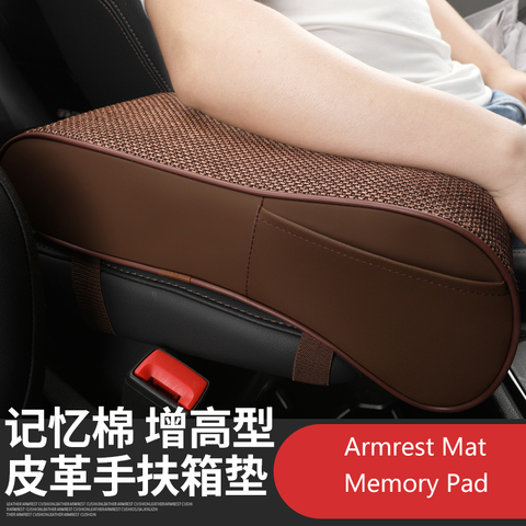 Leather Car Central Armrest Pad Center Console Styling Armrest Comfortable Arm Rest Seat Protective Pad Mat Cushion Pillow Cover ► Photo 1/6