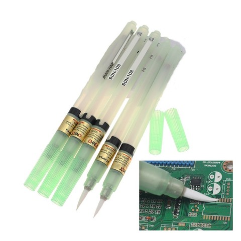New Practical BON-102 Flux Paste Solder Paste Brush Tip Cleaning-free Welding Soldering Pen PCB Soldering Solder Tool Rosin ► Photo 1/6