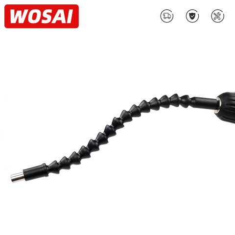 WOSAI 290mm Electronics Drill Black Flexible Shaft Bits Extention Bit Holder Connect Link ► Photo 1/5