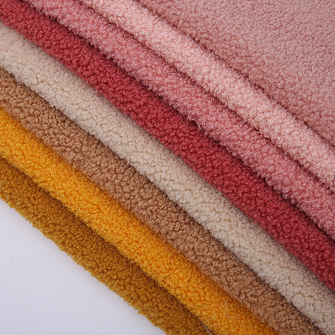 Plush Fabric Polar fleece Cloth Polyester Autumn Winter Small roll teddy cashmere DIY clothing Handmade Sewing quilting Toy ► Photo 1/6