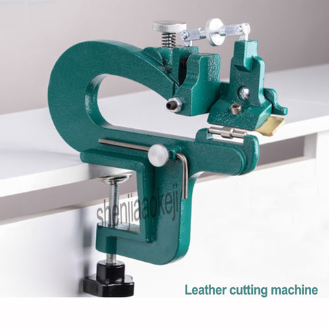 1PC Leather Cutting Machine Manual Peeling Machine 809G Leather Splitter Vegetable Tanned Leather Peeler Leathers Paring Machine ► Photo 1/6
