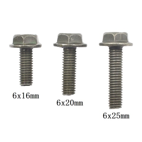 10Pcs 16mm 20mm 25mm Long Bolt For 6mm Nut Car Body Metal Screw Rivet Fastener ► Photo 1/6