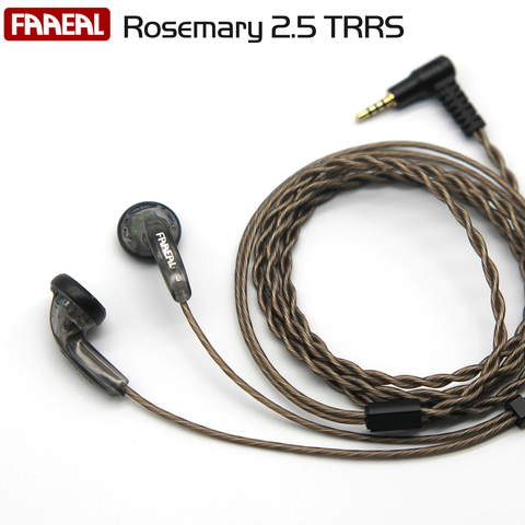 FAAEAL Rosemary Balanced 2.5mm TRRS 150ohms High Impedance Hifi Earphone Heavy Bass earbuds ► Photo 1/4