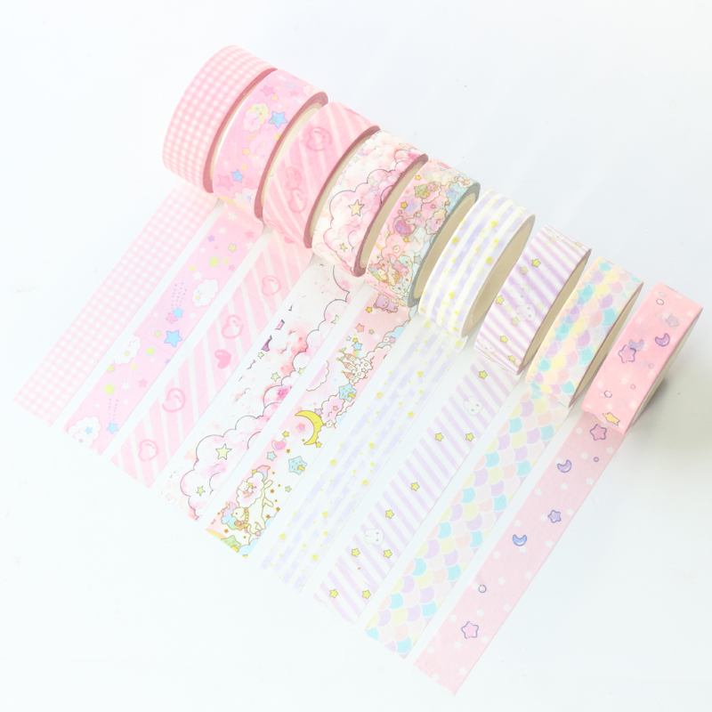 Cute Kawaii Adorable Cat Adhesive Paper Washi Tape Masking Tape