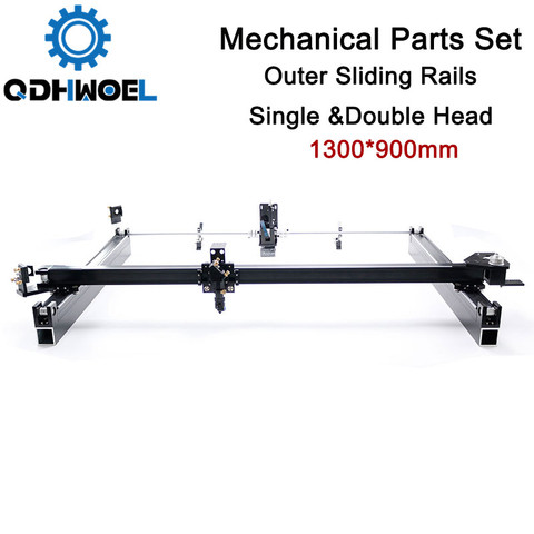 Mechanical Parts Set 1300mm*900mm Outer Sliding Rails Single Double Head DIY CO2 Laser 1390 CO2 Laser Engraving Cutting Machine ► Photo 1/6