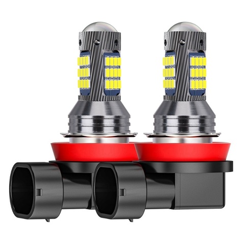 2Pcs H1 H3 H11 H8 9006 HB4 881 880 H27 High Quality 2016 LED Auto Fog Lamp Car Anti Fog Light Bulb Foglamps 6000K White ► Photo 1/6