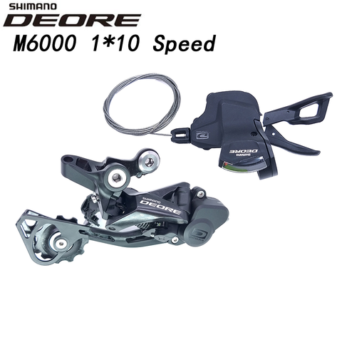 Shimano Deore M6000 1x10S MTB bike Derailleurs Groupset SL-M6000 right Shifter Lever RD-M6000 Rear bicycle switch better M4100 ► Photo 1/4