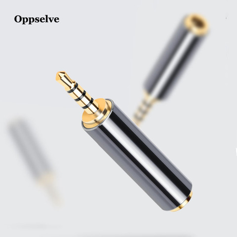 3.5mm Jack Plug 4 Pole Head Phone Earphone Stereo Audio Adapter Converter for Cable 3.5 Male to 2.5 Female Support Microphone ► Photo 1/6