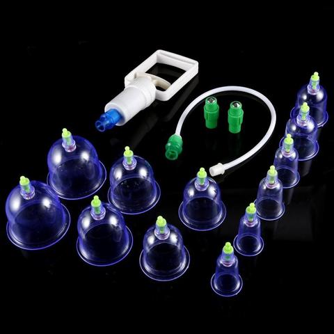 12pcs/set Chinese Medical Vacuum Cans Body Cupping Therapy Cups Back Arm Massage Relaxation Anti-cellulite Messager Health Care ► Photo 1/6