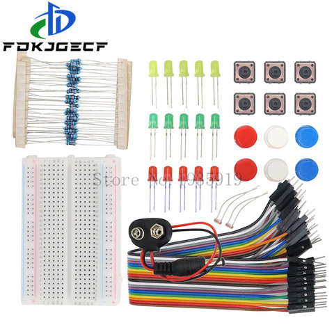 Starter Kit UNO R3 Mini Breadboard LED Jumper Wire Button for arduino Diy Kit school education lab ► Photo 1/1