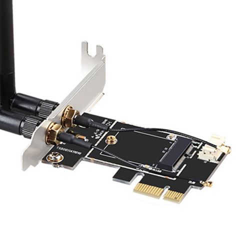 Wireless Card to pciE-1X to NGFF-Ekey PCIE Laptop Pc WIFI WLAN Card Adapter 24BB ► Photo 1/5