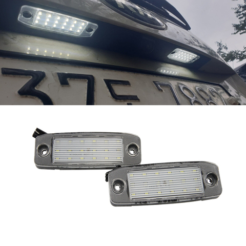 2PCs Car LED License Plate Light Number Plate Lamp For Kia Sportage 2011~ For SONATA 10 10~13 For SONATA YF 10MY 2010~2013 GF 10 ► Photo 1/6