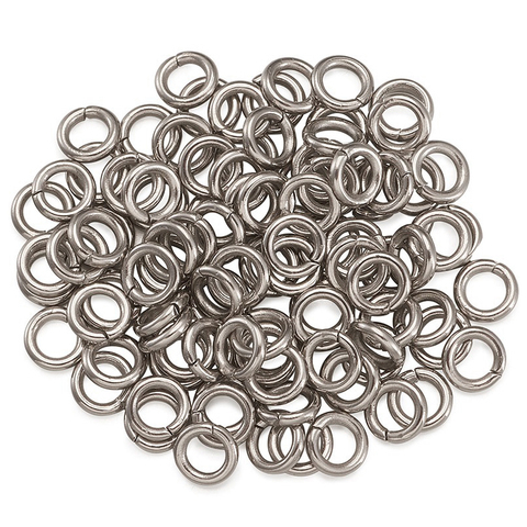 4000pcs 3mm 4mm 5mm 6mm 7mm 8mm 10mm Stainless Steel Open Jump Rings Split Rings Connector for Jewelry Making Necklace Earring ► Photo 1/6