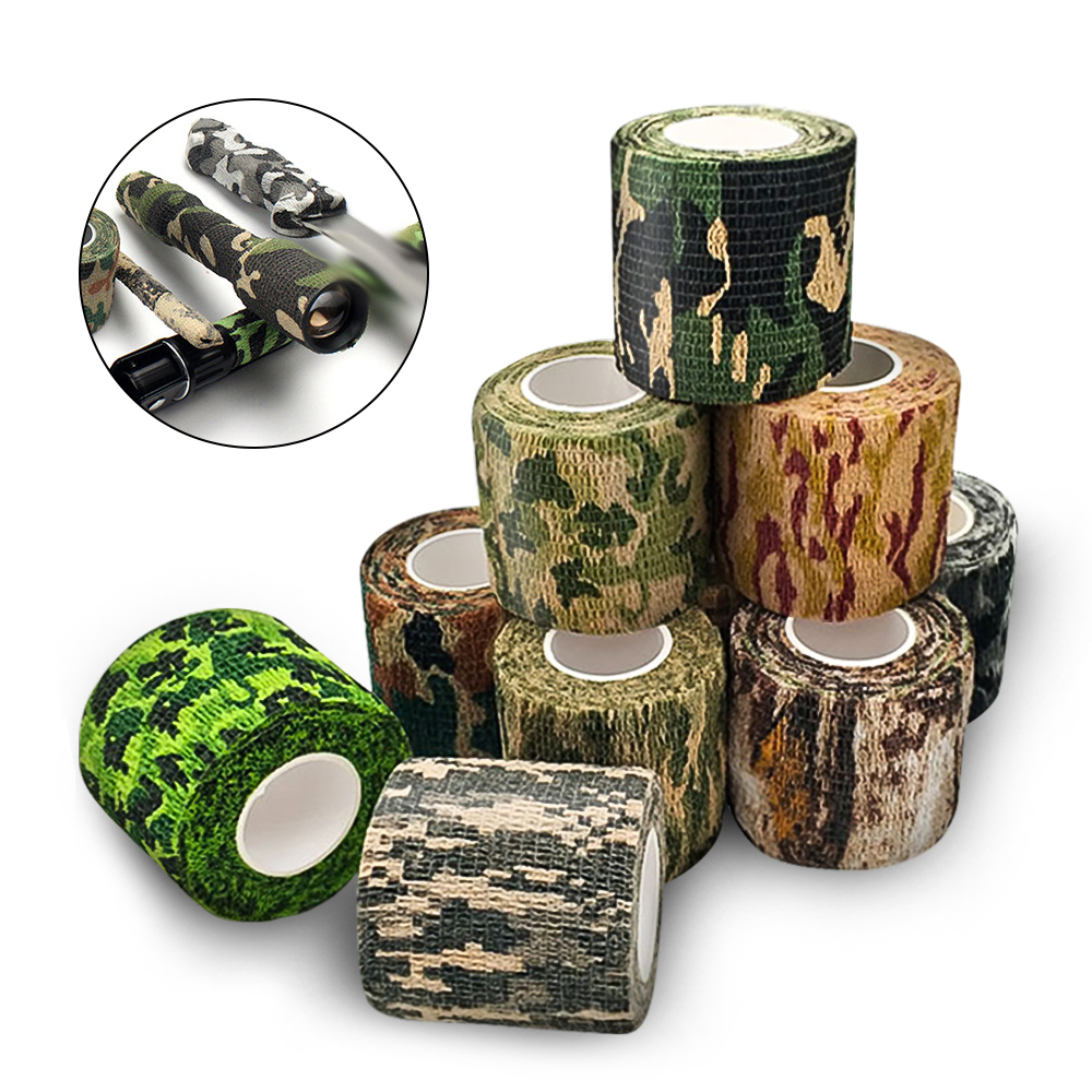Camo Outdoor Gun Hunting Decor Bike Camping Camouflage Stealth Duct Tape Wrap 