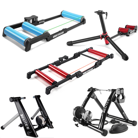 Bike Trainer Rollers Indoor Home Exercise Cycling Training Fitness Bicycle Trainer Fitness Station MTB Road Roller Bicycle ► Photo 1/6