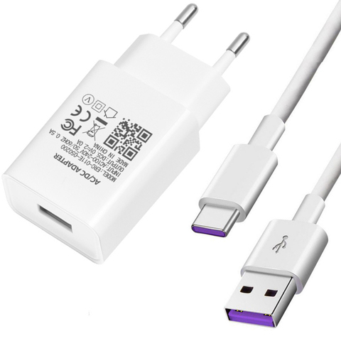 USB Charging Phone Charger For Honor 8X View 20 V20 Nova 3 3i 3E Mate 20 10 P20 Lite Pro P30 P Smart Plus 2022 Type C Cable ► Photo 1/6