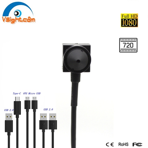 Mini 15X15mm OTG Micro USB Camera Wide Angle Industrial Testing 1080P Full HD Industry USB 2.0 Type-C Camera ► Photo 1/6
