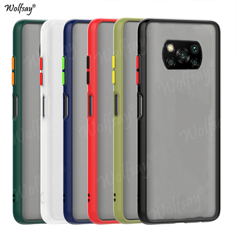 For Xiaomi Poco X3 Case Silicone Matter Soft Funda Rubber Protective Case Xiaomi Poco X3 NFC Case For Xiaomi POCO X3 Cover ► Photo 1/6