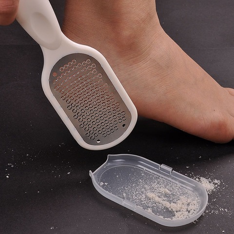 1pc New 304 Stainless Steel Callus Remover Foot File Scraper Portable Multifunctional Foot File Foot Care Tools ► Photo 1/6