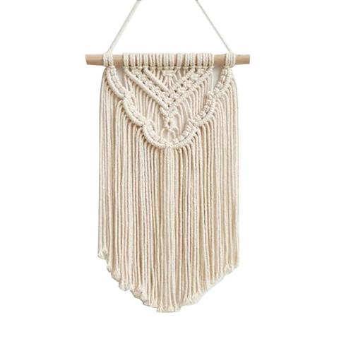 Macrame Wall Hanging Bohemian Style Hand-woven Cotton Rope Tapestry Home Wedding Bedroom Appartement Decoration Wall Macrame ► Photo 1/6