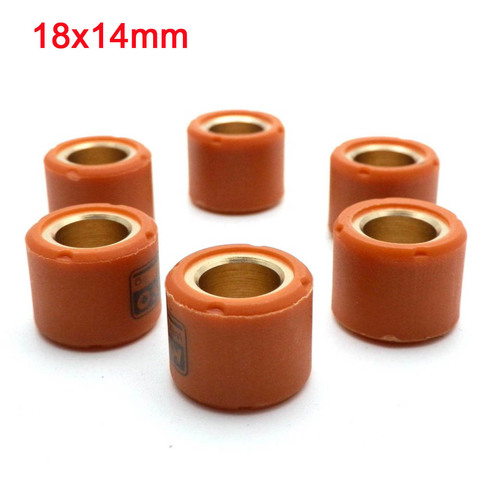 Performance Variator Slider Roller Weights 18X14mm for GY6 150 125CC KOSO 157QMJ Scooter 4 stroke Motorcycle Scooter Go Kart ► Photo 1/5