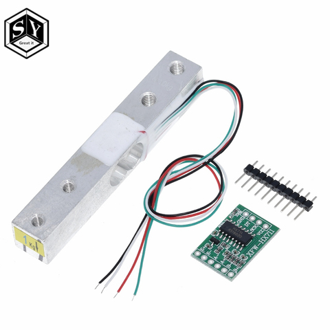 Digital Load Cell Weight Sensor 1KG  5KG  10KG  20KG Portable Electronic Kitchen Scale  HX711 Weighing Sensors Ad Module ► Photo 1/6