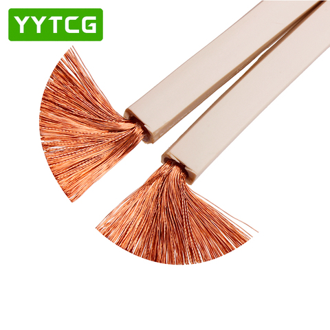 YYTCG DIY Loud Speaker Cable Hi-Fi Audio Line Cable Oxygen Free Copper Speaker Wire for Amplifier Home theater KTV DJ System ► Photo 1/6