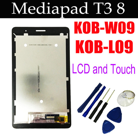 Original l'c'd with touch screen for Huawei MediaPad T3 8.0 KOB-L09 KOB-W09 tablet pc TV080WXM-NH2-5G00 TV080WXM-NH2 TV080WX ► Photo 1/5