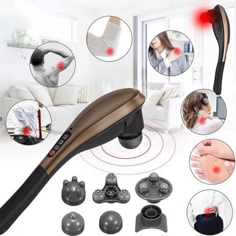 7 in 1 Massage stick Multifunctional CM5 Cordless Percussion Body Neck Back Feet Cordless Electric Percussion Full Body Massage ► Photo 1/6