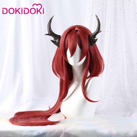 DokiDoki Game Arknights Surtr Cosplay Wig Women Surtr Hair Arknights Cosplay Wig Heat Resistant ► Photo 1/1