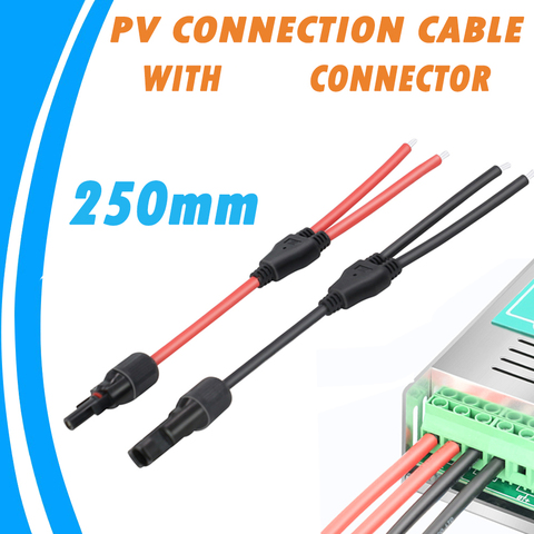 250mm Solar Panel Terminal Connection Cable with Male Female Y Branch Connector Can Be Used with PowMr MPPT Solar Controller ► Photo 1/6