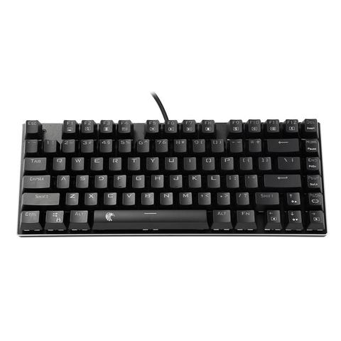 Z-88 Mechanical Keyboard 81 Keys Compact Small Tactile Keyboard LED Rainbow Backlight Detachable Cable Outemu Switches ► Photo 1/1