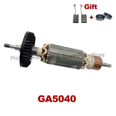 Free Bearing & Carbon Brush！AC220V-240V Armature Rotor Anchor replacement for MAKITA Angle Grinder GA5040 GA5040C GA5040X01 ► Photo 1/6