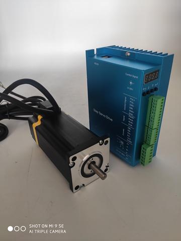 Nema24 closed-loop stepper servo motor +Digital display driver set 4N.m with encoder 1000 line ► Photo 1/6