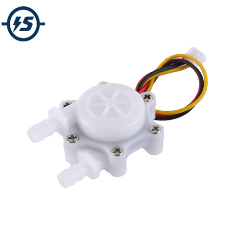 Water Flow Hall Sensor Switch Flowmeter Hall Sensor Counter G1/4 Coffee Machine Micro Flowmeter 5L/min DC 5V 12V 1/4inch ► Photo 1/6