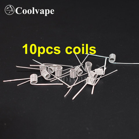 coolvape Requiem RDA Fused Clapton Coil 27ga*2+40ga Ni80 0.26ohm prebuilt Coil For Requiem RDA ► Photo 1/1