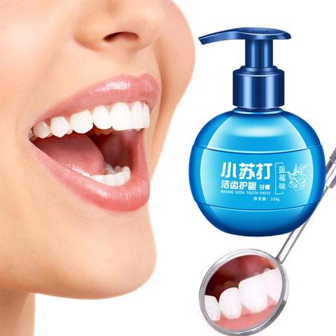 220g Intensive Stain Removal Whitening Toothpaste Passion Toothpaste Blueberry Freshen Fruit Dental Reduce Plaque Breath Fl D2U1 ► Photo 1/6