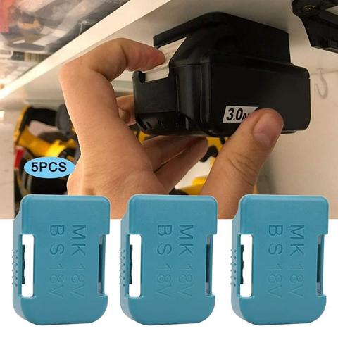 2022 New Makita 18V Fixing Devices 5Pcs Battery Storage Rack Holder Case ► Photo 1/6