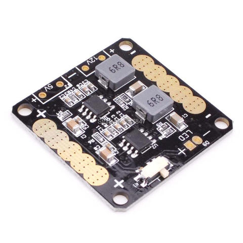 CC3D Flight Controller Power Distribution Board with 5V/12V BEC Output LED Switch for FPV RC 210mm 250mm 260mm Across Quadcopter ► Photo 1/6