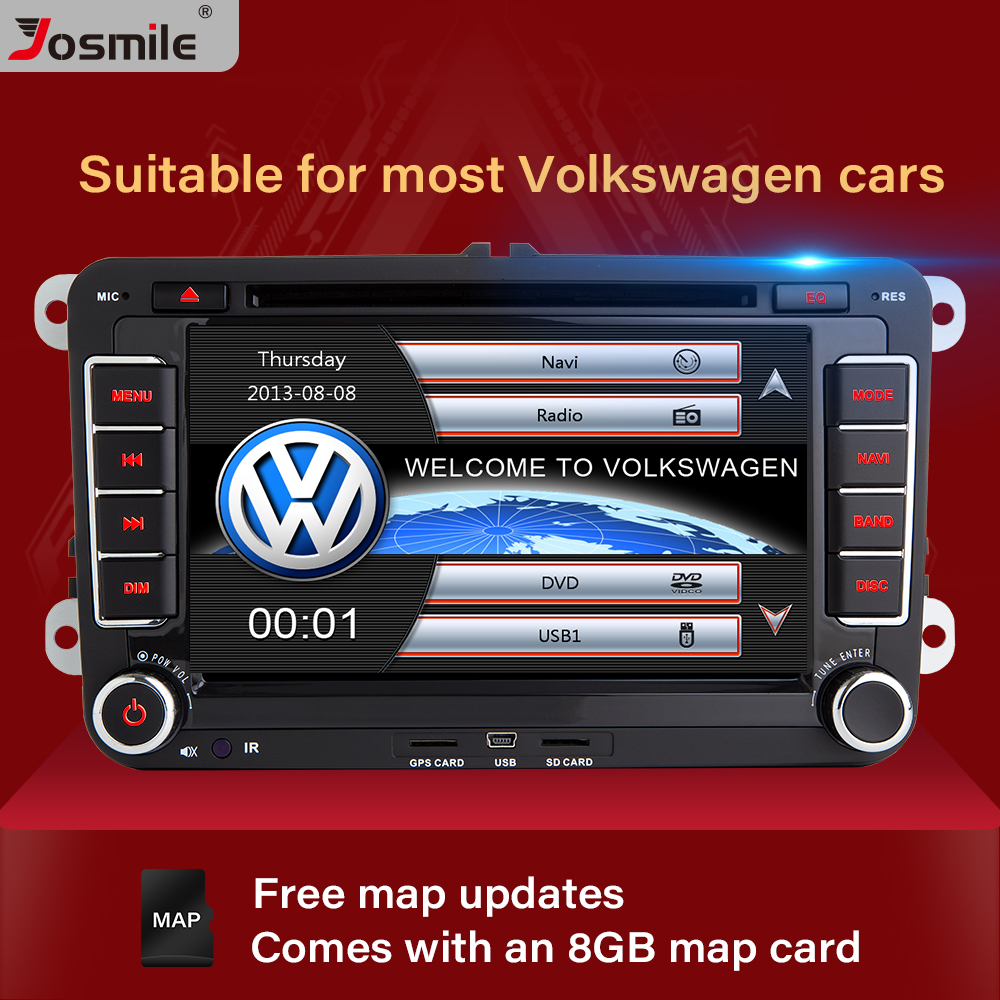 Camecho 2din Car Radio GPS For VW/Volkswagen/Golf 4  5/Polo/Tiguan/Passat/Leon/Skoda/Seat/Octavia Autoradio skoda octavia 2 Din  - AliExpress