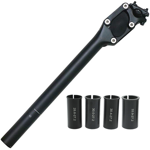 Bicycle Damping suspension seatpost MTB mountain bike seat post 27.2 28.6 30.0 30.4 30.9 31.6 27.2mm*400mm seat tube Setback ► Photo 1/1