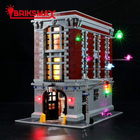 BriksMax Led Light Kit For 75827 Ghostbusters Firehouse Headquarters Building Blocks Model Lighting Set Compatible With 16001 ► Photo 1/6