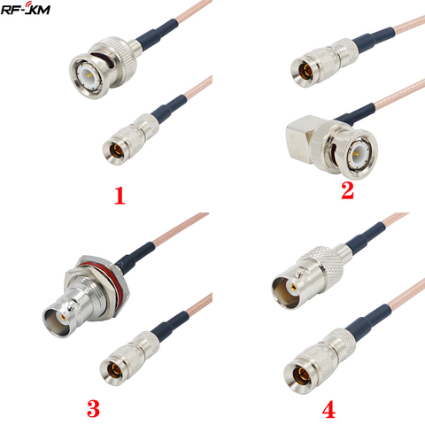 DIN 1.0/2.3 Mini BNC To BNC Male Female Connector Cable RF RG179 HD SDI 75ohm For Blackmagic HyperDeck Shuttle ► Photo 1/5