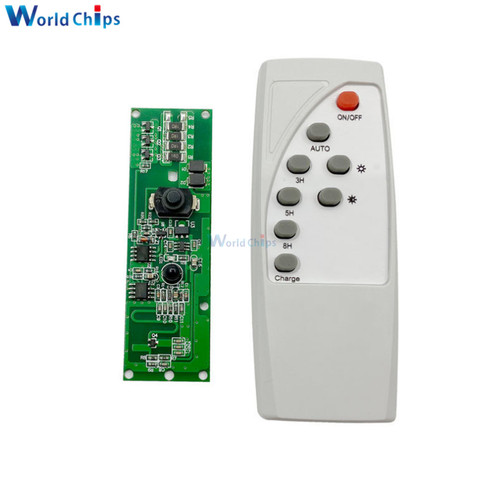 Microwave Radar Sensor Module DC 3.2V 3.7V Solar Lamp Control Board 15S Delay with Remote Control for Home Wall Lamp Lights ► Photo 1/6