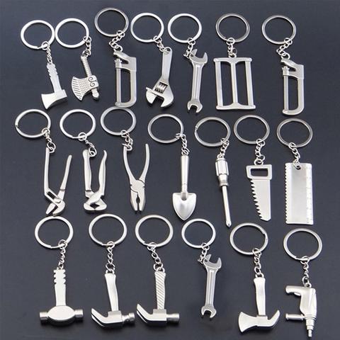 1PC Multi-style Outdoor EDC Tool Mini Combination Keychains Portable Mini Utility Pocket Clasp Ruler Hammer Wrench Pliers Shovel ► Photo 1/6