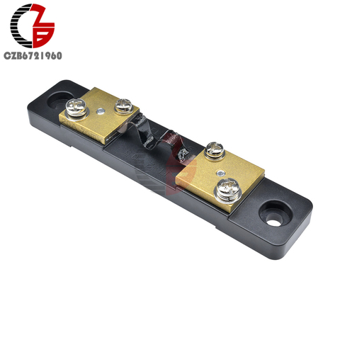 External Shunt 10A 20A 30A 50A 100A 200A 300A 75mV Current Meter Shunt Resistor Spilter for DC Digital Voltmeter Ammeter Volt ► Photo 1/6