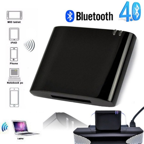 Lanpice Wireless Bluetooth Adapter Stereo Bluetooth 4.1 Music Receiver Audio Adapter for iPhone iPod 30 Pin Dock Speaker ► Photo 1/1