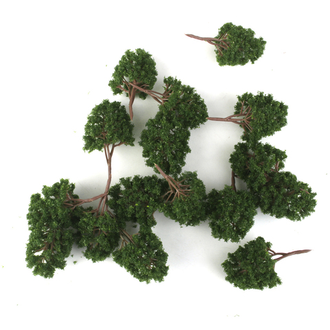 20pcs Model Tree 7.5cm Green, Train Railroad Architecture Diorama N Scale for DIY Crafts or Building Models ► Photo 1/6
